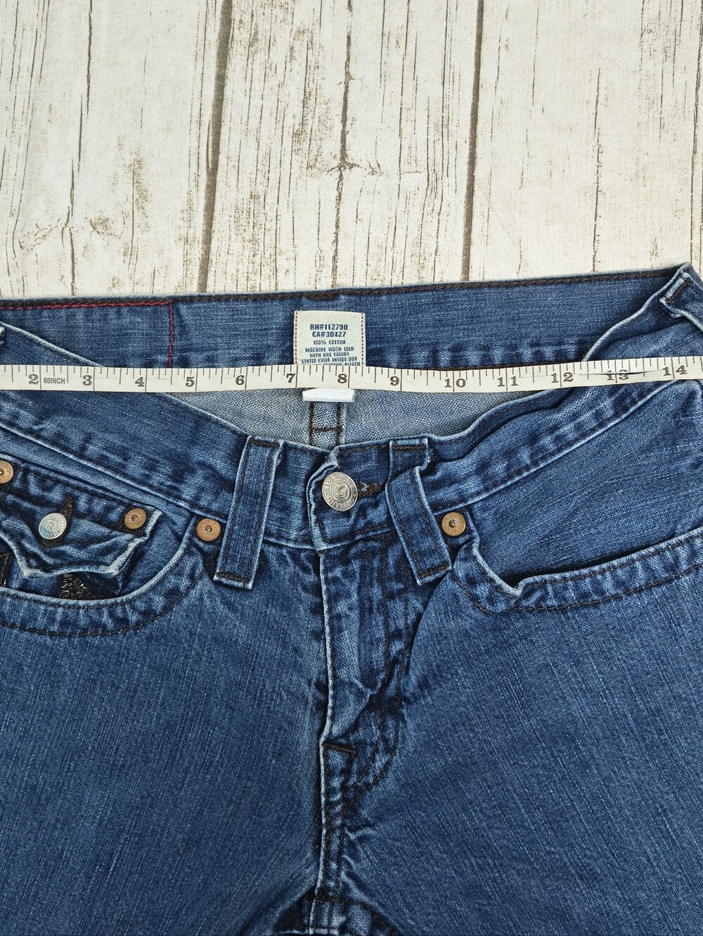True Religion Y2K Ultra Low Rise Jeans Women Size 29 - Picture 5 of 7